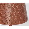 Decor Space Lampada solare Patricia in acciaio e polipropilene per uso interno ed esterno (Rosso)