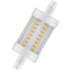 OSRAM PARATHOM LINE R7s | Tubo LED: R7s, 8 W, 75 W sostituzione per, chiaro, Warm White, 2700 K, 1-confezione