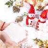 AUXHCYL 100g Neve Finta per Decorazioni, Fiocchi di Neve Decorativi | Neve Artificiale Bianca Realistica per Albero di Natale, Villaggio Natalizio, Presepe, Palline e Fai da Te