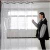 SYFXZZDS Personalizzato Tenda per Porta Scorrevole Pieghevole in PVC Tenda a Strisce Industriale Tenda a Lamelle per Tende Verticali in PVC per Fabbrica, Box Auto (Size : 90x200cm)