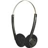 Electrovision Nero Cuffie stereo con archetto regolabile
