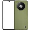 Generico Cover compatibile con ZTE Blade A73 5G 7160N DISPLAY schermo lcd 6.52 Copertura back custodia Protezione Gel Silicone TPU Morbida flessibile Soft Slim Case matte (Verde)