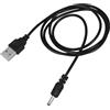 NUOBESTY Cavo di Alimentazione USB a Dc 3,5 Nero, 2 Pezzi, Rame PVC | Connettore Grande, per Router 5v e Registratore, Uso Domestico e Scrivania, Ricarica Plug And Play