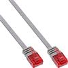 InLine Flat patch cord UTP Cat.6 15m Grey