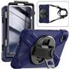 FKQLH Custodia per Samsung Galaxy Tab A11 Tablet 8,7 Pollici X133/X130/X135, 360° Ruotabili Kids Protettiva Antiurto con Cavalletto/per cinturino Case Cover, A