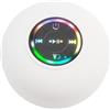 Pumixiy Altoparlante per doccia Bluetooth con luce che cambia colore, docking station audio wireless impermeabile IPX4, microfono HD per musica e chiamate in bagno, compatibile con Bluetooth 5.0