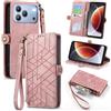 MOJIA Custodia Portafoglio per Ulefone Note 23 con Tasca Zip | Custodia in pelle premium con tasca con cerniera, porta carte e supporto, ideale per l'uso quotidiano.