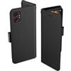 Aiziki Custodia per Samsung Galaxy XCover 7 Pro 2025, Copertura Protettiva in Pelle PU Premium, Pieghevole, Aspirazione Magnetica, Prevenzione Delle Cadute, Carta Fessura - Nero