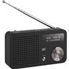 IMPERIAL DABMAN 13 DAB+ Radio digitale (FM, USB, MicroSD, batteria e funzionamento a batteria), colore: nero