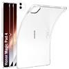 Effcotuo Custodia per Honor Magic Pad 4, con 2 pellicole protettive per display in vetro temperato, pellicola protettiva per fotocamera, trasparente, in silicone TPU