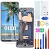 H&LYCYJ Display Schermo per Samsung S20 5G OLED nero con cornice | Con impronte digitali，Wear Toolkit，OLED，HD+ Display，sostituire lo schermo，per i modelli:G981 G981F G981F/DS G981B/DS G981U