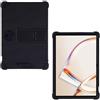 AKNICI Custodia Silicone per TCL Tab A1 Plus NXTPAPER Tablet 12.2 Pollici, Protettiva Cover con Supporto Integrato, Nero