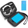 ProCase Custodia Rigida per Samsung Memorie T5/ T3 SSD Esterno Portatile da 250GB 500GB 1TB 2TB SSD USB 3.1 Unità a Stato Solido Esterna Hard Disk, Borsa con Copertina in Silicone per Il Trasporto