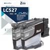 LCL LC527 Nero cartucce d'inchiostro LC527 LC527BK | Compatibile per Brother MFC-J4350DW MFC-J4550DW MFC-J6760DW MFC-J6960DW(2-Pack)