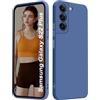 ISOI - Cover per Samsung Galaxy S22 Plus 5G/Galaxy S22+ 5G, Custodia Morbida in Silicone Liquido, Protezione Completa Antiurto Ultra Sottile per il Corpo - Blu
