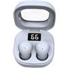 ZVD Auricolari Bluetooth,Cuffie E Auricolari Wireless Bluetooth Per Dormire Lateralmente, Con Cancellazione Del Rumore, Invisibili,Adatti Per Orecchie Piccole (Bianco)