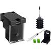 DFYOULMZ Compatibile con cartuccia di inchiostro ricaricabile HP 302 302XL for stampanti 1110 3639 3831 3630 4650 4525 4527(302XL 1 Black 30mlBK)