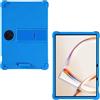 AKNICI Custodia Silicone per TCL Tab A1 Plus NXTPAPER Tablet 12.2 Pollici, Protettiva Cover con Supporto Integrato, Blu
