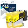 LCL LC527 Giallo cartucce d'inchiostro LC527 LC527Y | Compatibile per Brother MFC-J4350DW MFC-J4550DW MFC-J6760DW MFC-J6960DW(2-Pack)