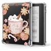 Ayotu Custodia per Kobo Libra Color 7 pollici, cover trasparente (Cozy Cocoa & Gingerbread)