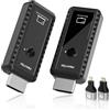 PWAYTEK Trasmettitore e Ricevitore HDMI Wireless, Decodifica 4K, Uscita 1080P@60Hz, Doppia Banda 2,4G/5G, Portata 50m, Plug & Play senza App, Compatibile con PC, TV e Proiettore