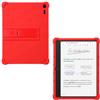 AKNICI Custodia Silicone per TCL Note A1 NXTPAPER Tablet 11.5 Pollici, Protettiva Cover con Supporto Integrato, Rosso