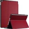 ProCase Custodia per iPad 9 2021/Pad 8 2020/Pad 7 2019/iPad 10.2" Custodia, Custodia Protettiva Sottile Leggero Folio Cover con Auto Svegliati/Sonno e Angoli di Visione Regolabili -Rosso