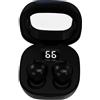 ZVD Auricolari Bluetooth,Cuffie E Auricolari Wireless Bluetooth Per Dormire Lateralmente, Con Cancellazione Del Rumore, Invisibili,Adatti Per Orecchie Piccole (Nero)