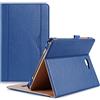 ProCase Custodia per Galaxy Tab A 10.1 2016(SM-T580/T585/T587), Custodia Stand Folio con Angoli di Visuale Multipli, Tasca per Schede Documenti per 2016 Galaxy Tab A 10.1 -Blu Marino