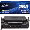 Superprint 26A Cartuccia toner (con chip) per HP 26A CF226A Nero Toner LaserJet Pro M402n M402dn M402dw MFP M426fdw MFP M426fdn (Standard, 3100 pagine)