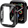 HAUXGOGO Custodia Protettiva Per Apple Watch Series 11/10 42 Mm [2 Pezzi], Custodia Rigida In Pc Con Protezione Per Il Display, Custodia Protettiva Ultrasottile Antigraffio Per Iwatch, Nero