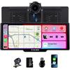 ACAVICA Schermo CarPlay Auto 9.26" Wireless CarPlay & Android Auto - Dashcam 4K UHD, Telecamera Posteriore 1080P, Bluetooth 5.0, WiFi 5GHz, Suono Stereo, Ricarica Rapida