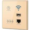 Mtlavishness Wireless Router 86 tipo Wps Encryption 300Mbps Smart casa Through parete | Lan Network interruttore,8.6cm,3.39 in,Compatibile WPA2-Psk,Segnale interruttore,wireless repeater Funzione