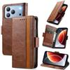 MOJIA Custodia in Pelle Ulefone Note 23, Flip Business | Design Portafoglio Business, Pelle PU Premium con Guscio in TPU