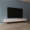 Mai & Mai Mobile TV 300x40,2x30cm, Bianco opaco | Mobile TV per Televisore, Armadietto per TV Basso Soft-close con Ante per Soggiorno, Camera da Letto Fernsehschrank02
