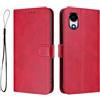 A-BEAUTY Custodia per cellulare Honor Choice T10 4G con chiusura magnetica | Custodia a portafoglio in pelle PU antiurto con 3 slot per schede, cavalletto, blocco RFID, cinturino da polso