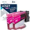 LCL LC527 Magenta cartucce d'inchiostro LC527 LC527M | Compatibile per Brother MFC-J4350DW MFC-J4550DW MFC-J6760DW MFC-J6960DW(2-Pack)