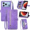 MOJIA Custodia Portafoglio Ulefone Note 23, Pelle con Cerniera | Finitura in pelle premium con protezione in TPU, portafoglio Business con porta carte e tasca con cerniera.