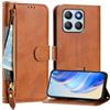 Rnrieyta Miagon Cerniera Portafoglio Cover per Honor X8B 4G,Magnetica Custodia Protettiva Libro con Porta Carte Flip Caso con Cinturino da Polso Cinghia