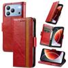 MOJIA Custodia in Pelle Ulefone Note 23, Flip Business | Design Portafoglio Business, Pelle PU Premium con Guscio in TPU