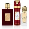 Lattafa Ameerat Al Arab set donna Eau de Parfum 100 ml + Deodorante 200 ml + Profumo per capelli 50