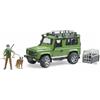 Bruder Modellino Bruder Land Rover Defender con Cacciatore