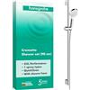 hansgrohe Crometta Set doccia 1 getto con asta doccia 90 cm, bianco/cromo, 26537400