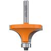 CMT ORANGE TOOLS CMT 938.445.11 Fresa a Raggio Concavo con Cuscinetto in Hw, Grigio/Arancio