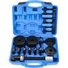 BOOMSTART 19 Pezzi Set di Attrezzi per Cuscinetti Ruota, Set di Strumenti Estrattori per Cuscinetto Mozzi Ruota Motrice per VW per Audi per Opel per Fiat per BMW per Ford, 55-84mm