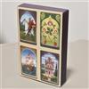 CardMystix Mazzo 36 Carte Lenormand 9x6 cm - Cartoncino 350GSM Goffrato