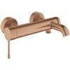 Grohe Essence rubinetto vasca esterno, miscelatore monocomando, 33624DL1, Essence warm sunset spazzolato [Rubinetteria Bagno > Rubinetteria Vasca]