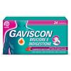 Gaviscon Bruciore e Indigestione Gusto Frutti Rossi 24 Compresse