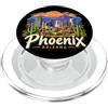 Arizona Souvenir Gift Regalo disegnato a mano del monumento del ricordo di viaggio di Phoenix Arizona PopSockets PopGrip per MagSafe