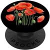 Poppy Flowers graphics Fiori di papavero PopSockets PopGrip Adesivo